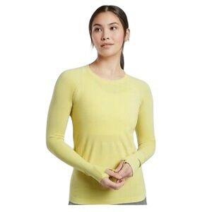 Athleta long sleeve MOMENTUM SEAMLESS TOP L